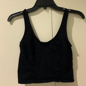 Black Crop top